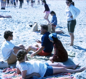 1968 Jun Beach Bill and Joyce Supplee with Diane and Elouise